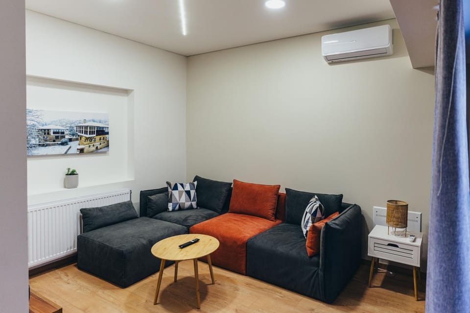 Living room, Seating area, air conditioner