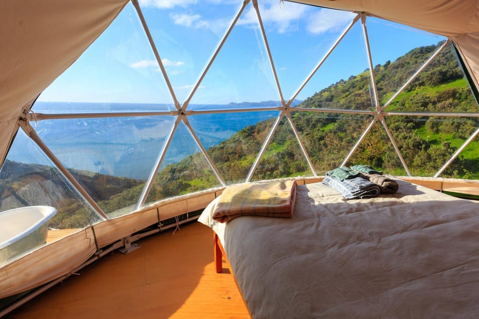 Escarpment Domes Luxury tent in Wellington Region