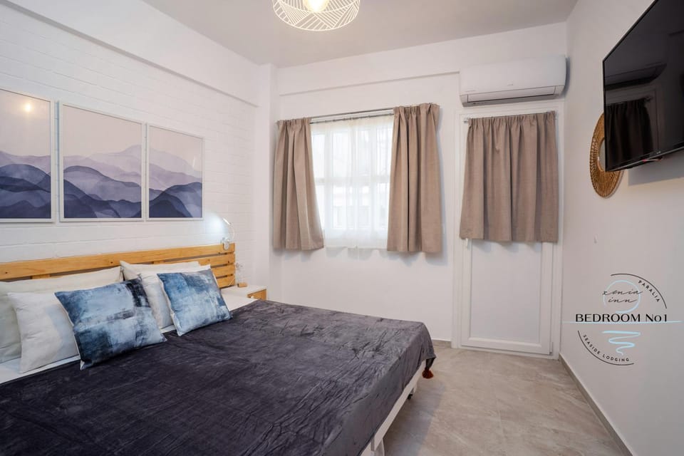 Bed, TV and multimedia, Photo of the whole room, Bedroom, air conditioner