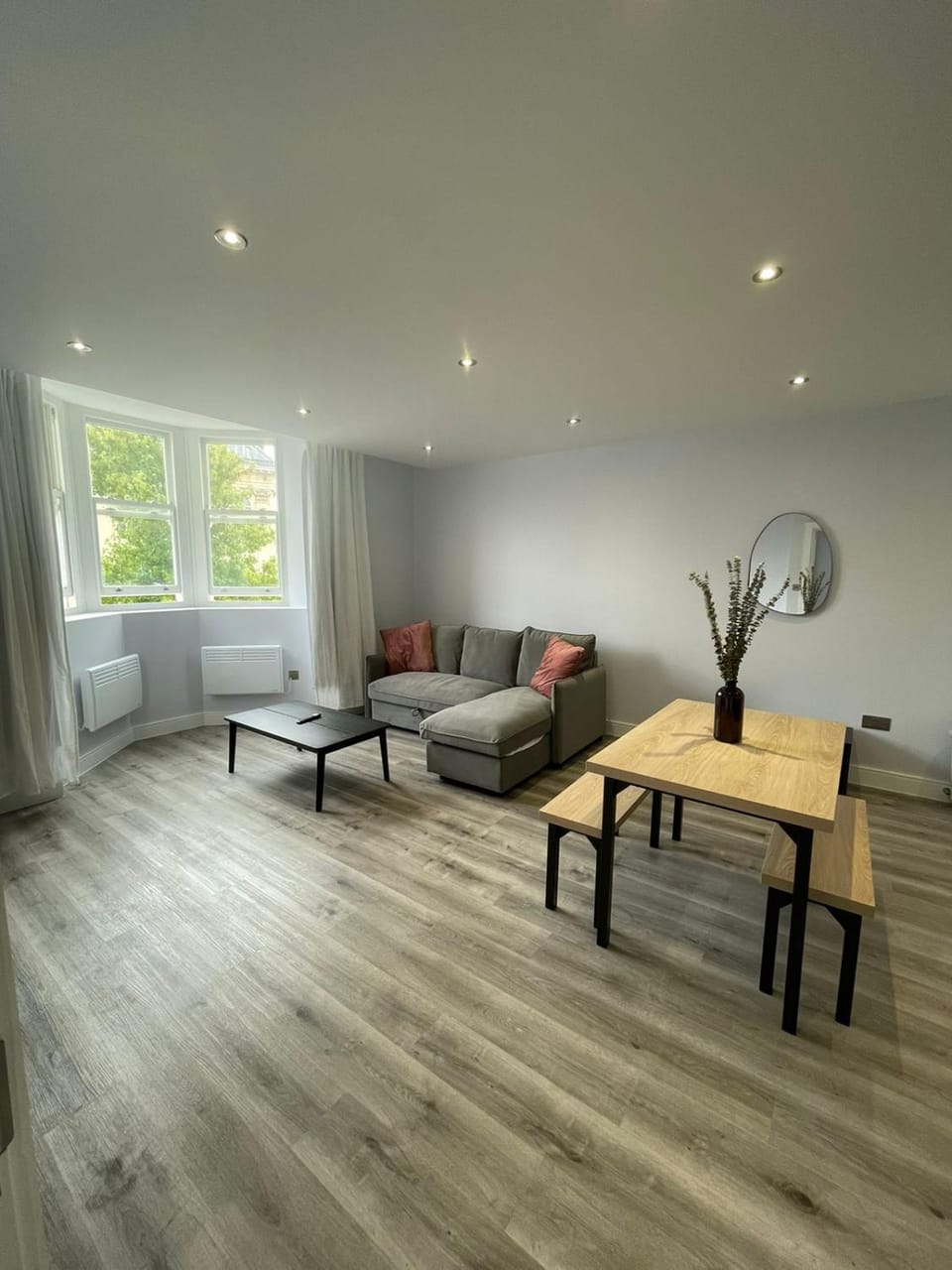 Living room, Seating area, Dining area