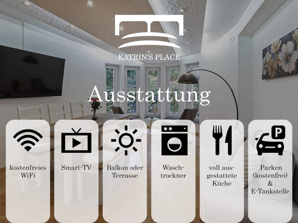 TV and multimedia, Balcony/Terrace, Parking, washing machine, kitchen