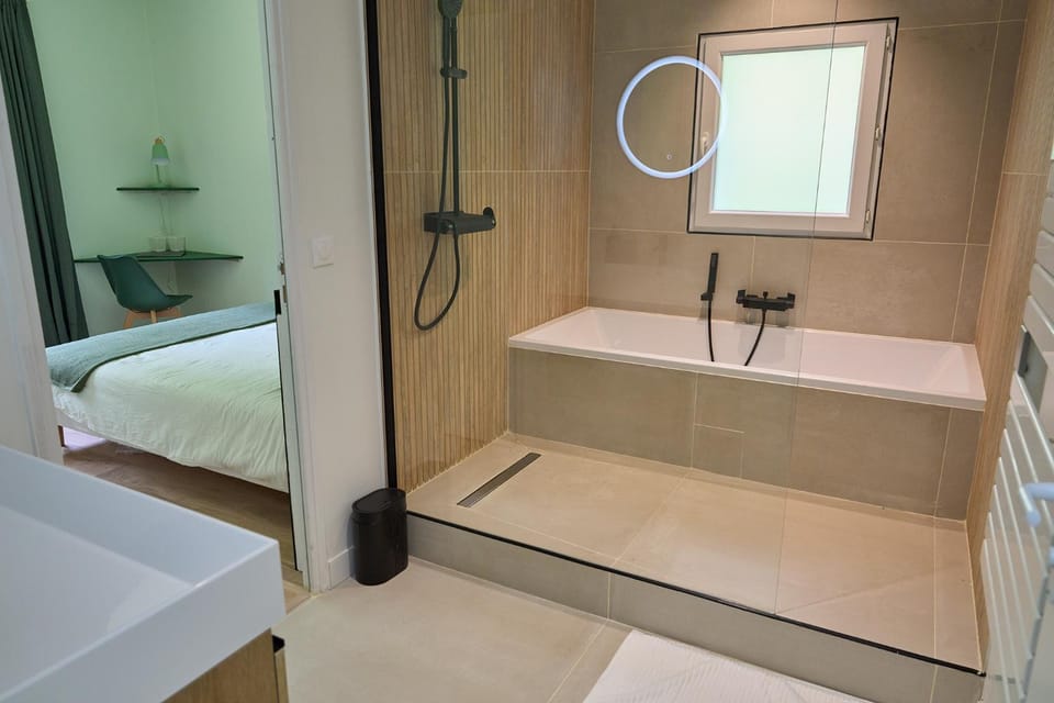 Shower, Bathroom, Photo of the whole room, Bath