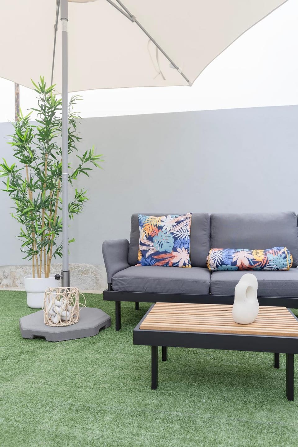 Patio, Living room, Seating area