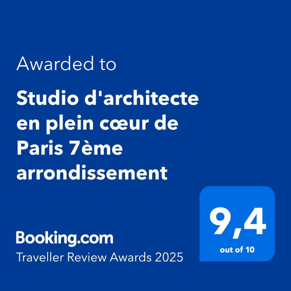 Studio d'architecte en plein cœur de Paris 7ème arrondissement Apartment in Paris