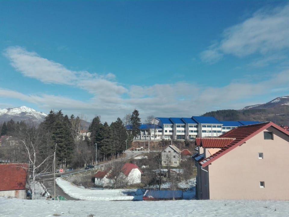 Property building, Natural landscape, Winter, Mountain view