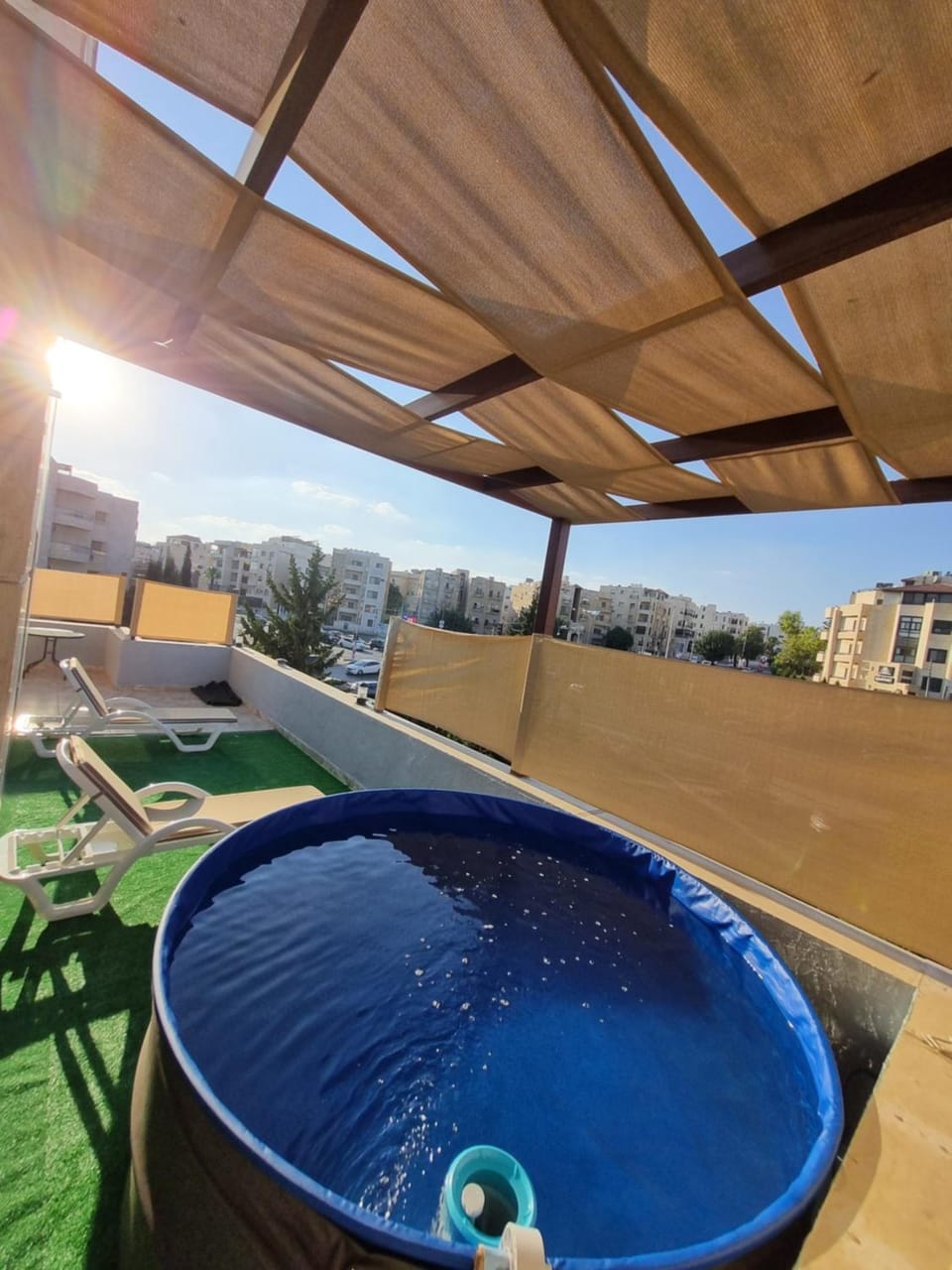 Rooftop pool with terraces F-R Apartment in Africa