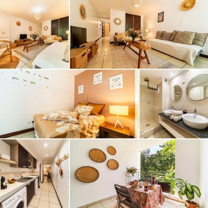 La Rose Bohème Boucan Canot 2mn de la plage Apartment in Saint-Paul