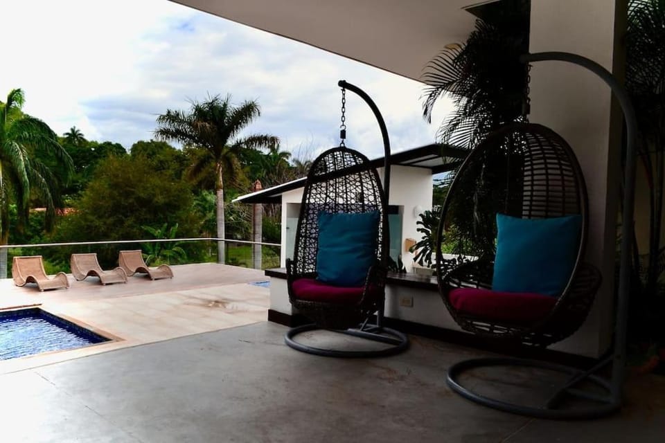 Patio, Seating area, Garden view, Swimming pool