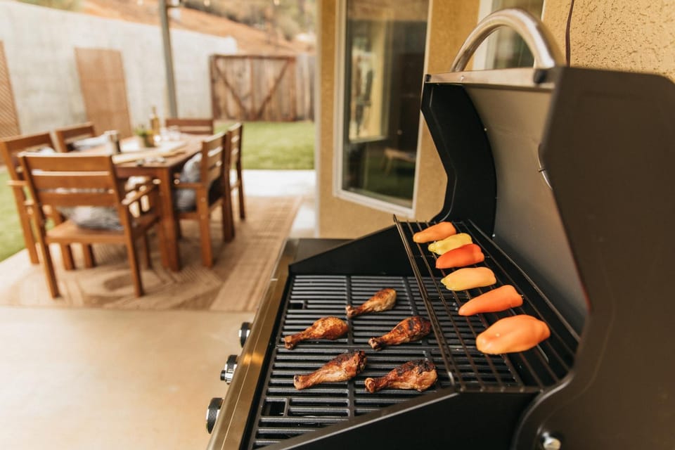 Patio, BBQ facilities, pet friendly