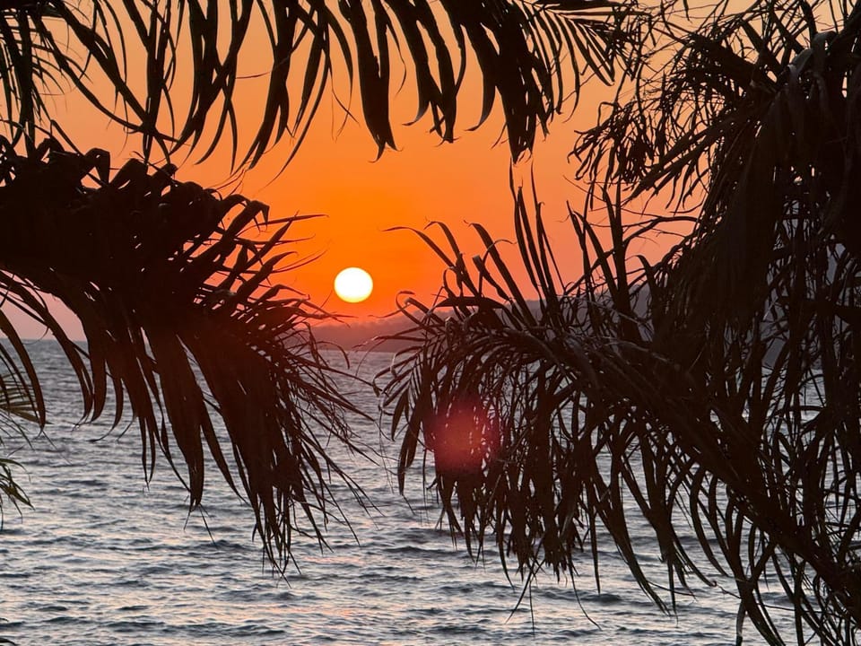 Lake view, Sunset