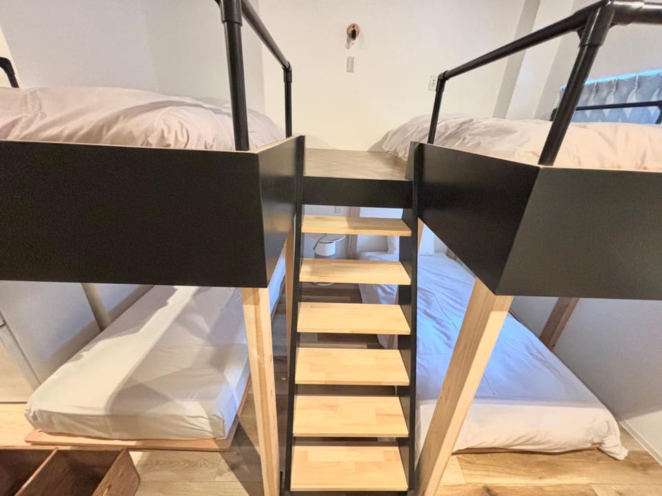 Bed, Photo of the whole room, Bedroom, bunk bed