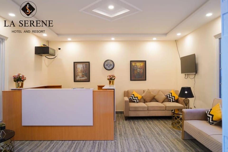 Property building, Restaurant/places to eat, Property logo or sign, Natural landscape, TV and multimedia, Living room, Lobby or reception, Seating area, Logo/Certificate/Sign, Text overlay, Breakfast, Continental breakfast, Continental breakfast, Certificate/Award, furniture, furniture, furniture