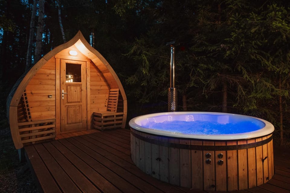 Sauna, Spa and wellness centre/facilities, Garden view