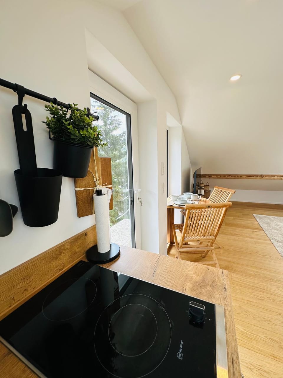 Kitchen or kitchenette, Dining area