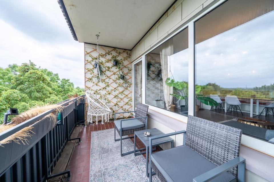SuperSuite2 BohoApartment Balkon Apartment in Herne