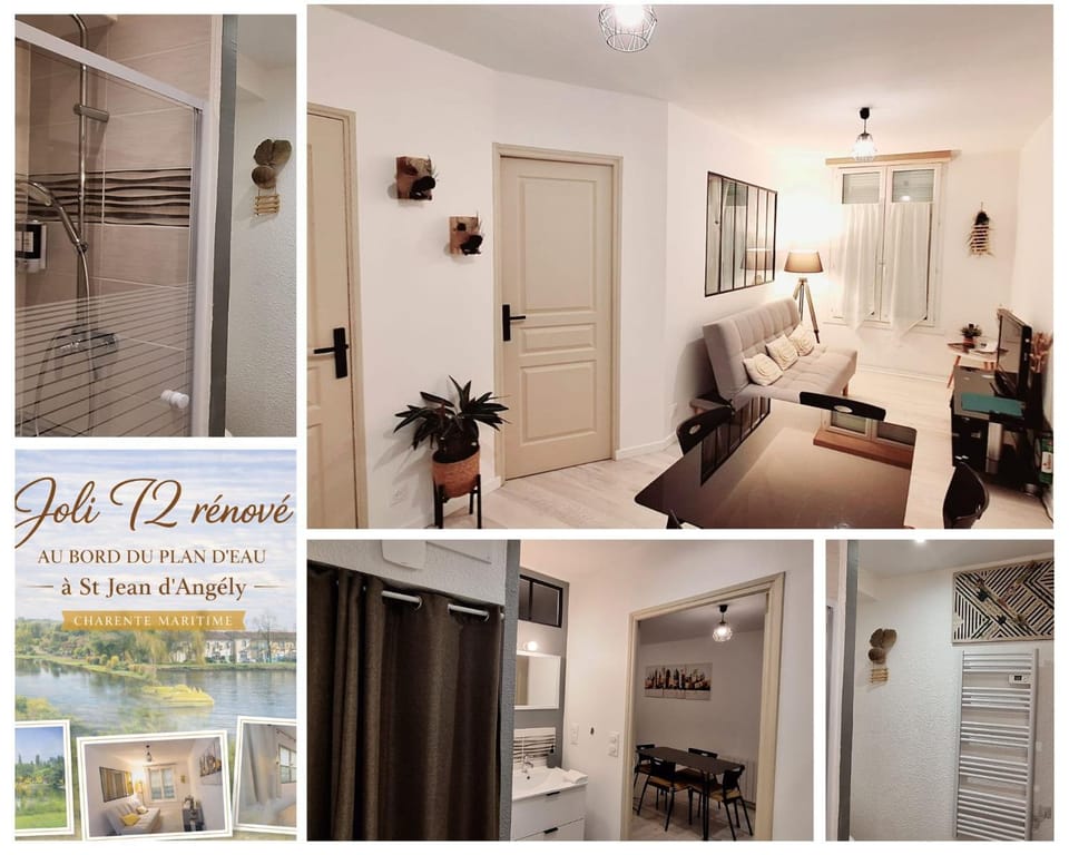 Joli T2 rénové bord plan d'eau Apartment in Nouvelle-Aquitaine