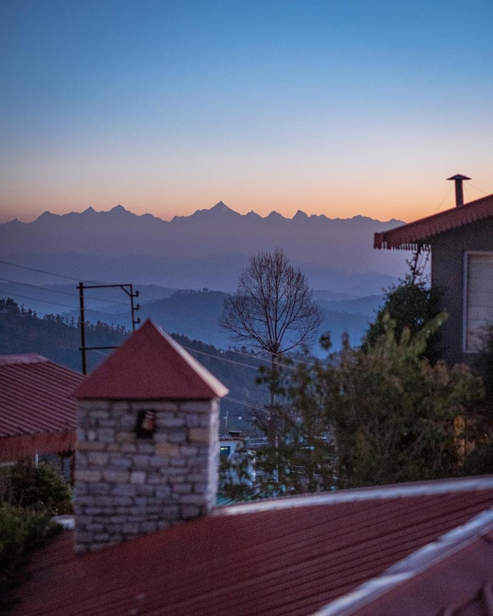 Natural landscape, Mountain view, Sunrise