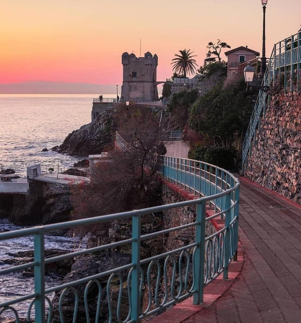 Nearby landmark, Natural landscape, Sunset