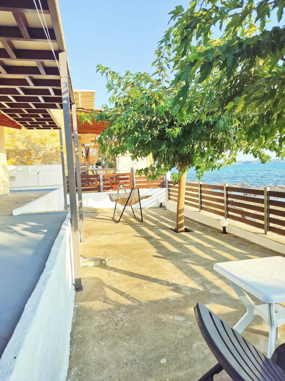 Patio, Day, Natural landscape, View (from property/room), Balcony/Terrace, Sea view