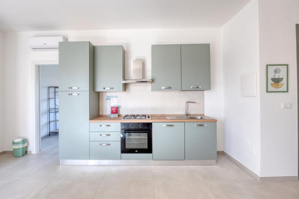 Living room, kitchen
