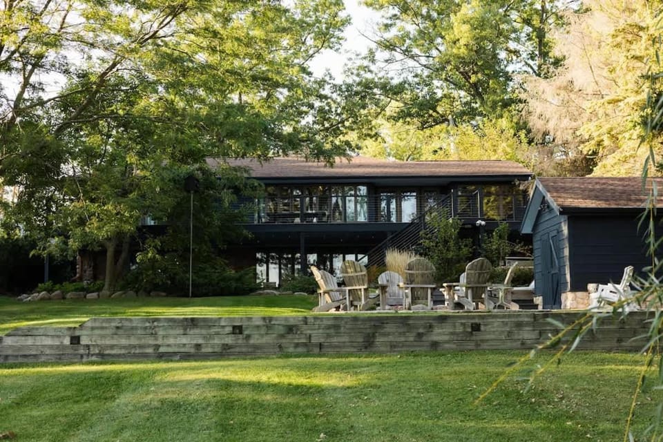 The Great Escape Blocks From Your Private Beach House in New Buffalo