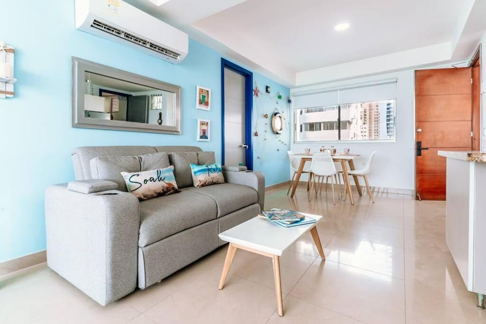 Living room, Seating area, Dining area, air conditioner