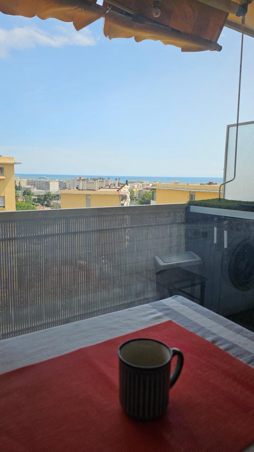 Studio spacieux lumineux proche plage avec parking privé Apartment in Cagnes-sur-Mer