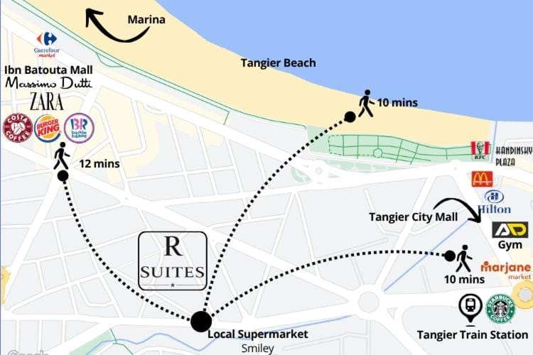 New 2025 Apartment - Malls, Beach & Train Station - Families Only Apartment in Tangier
