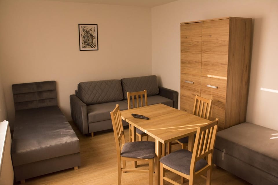 Seating area, wardrobe