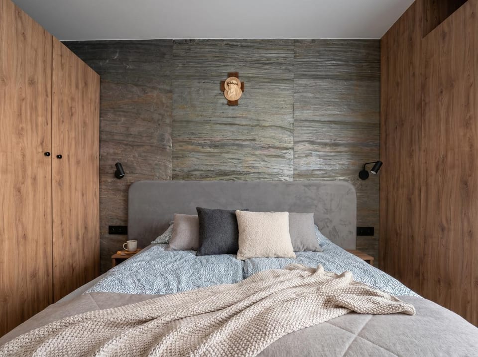 Bed, Photo of the whole room, Bedroom, wardrobe