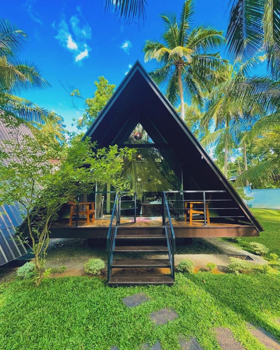 Property building, Garden view