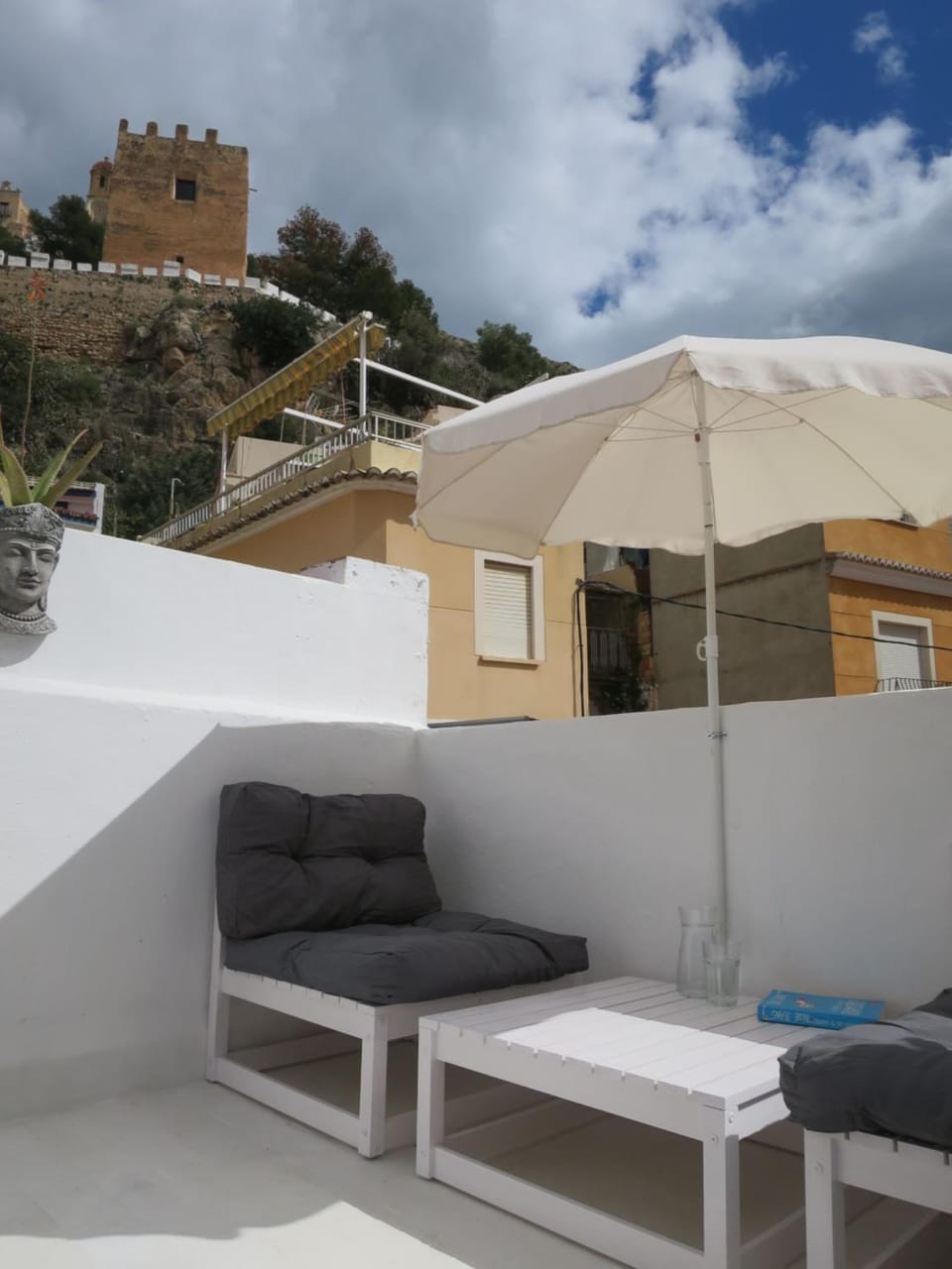 View (from property/room), Balcony/Terrace, Seating area, Landmark view