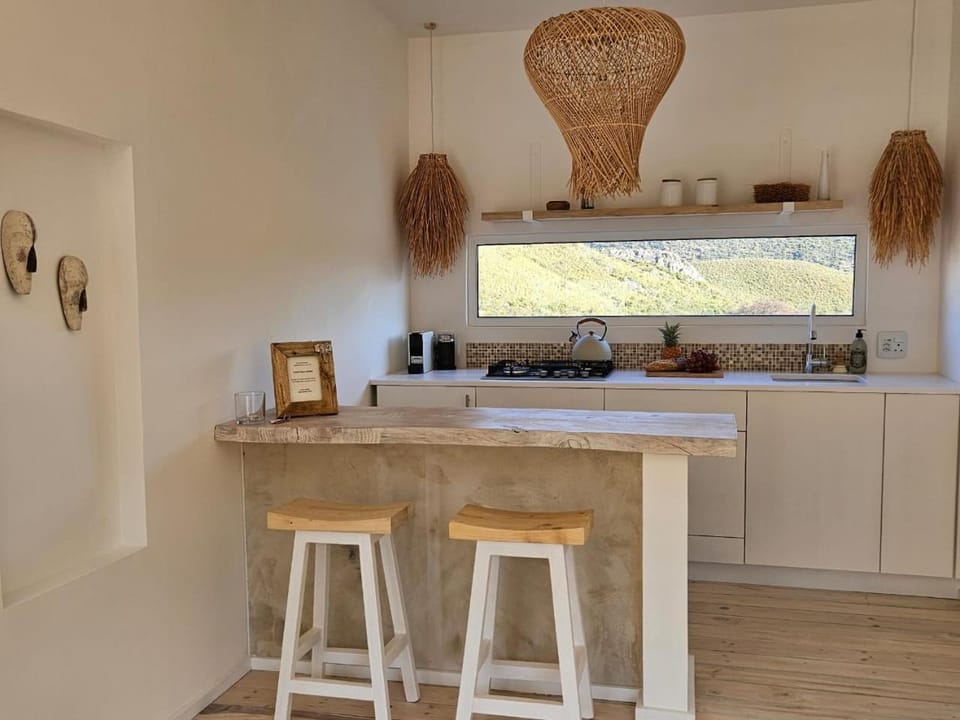 Kitchen or kitchenette, Dining area, stove