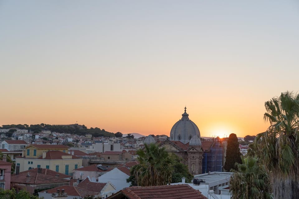 Nearby landmark, Day, Natural landscape, City view, Landmark view, Sunrise, Sunset