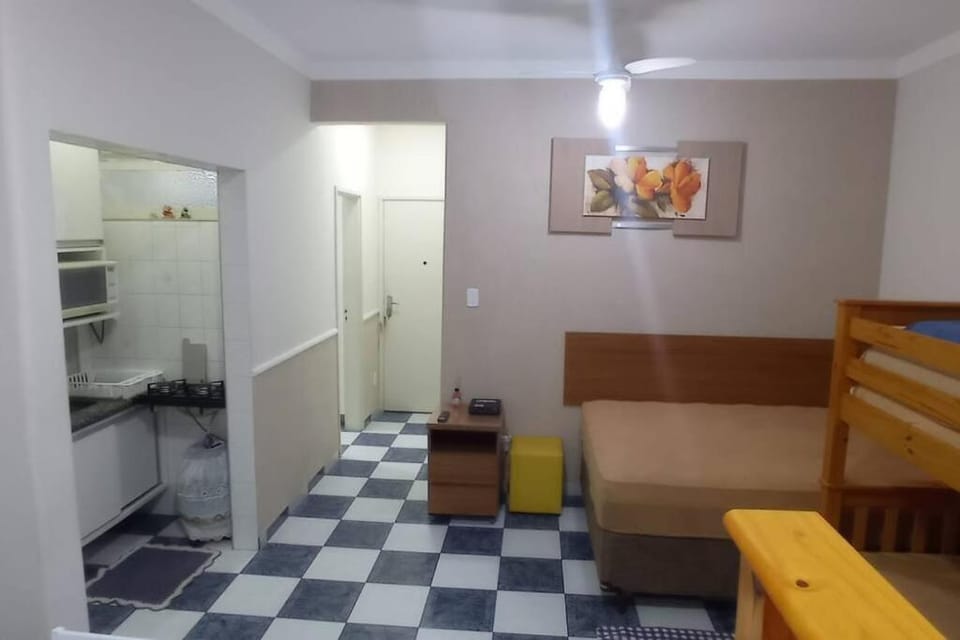 Apartamento Kitnet Flat no Guaruja Apartment in State of São Paulo