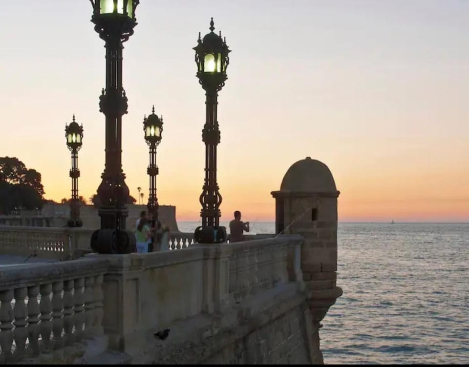Nearby landmark, Sunset