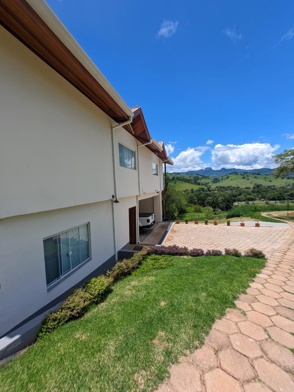 Property building, Garden, Garden view, Mountain view