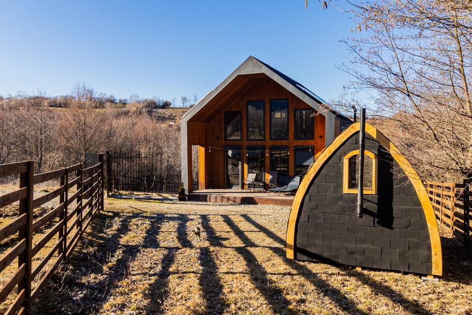 Property building, Natural landscape, Sauna