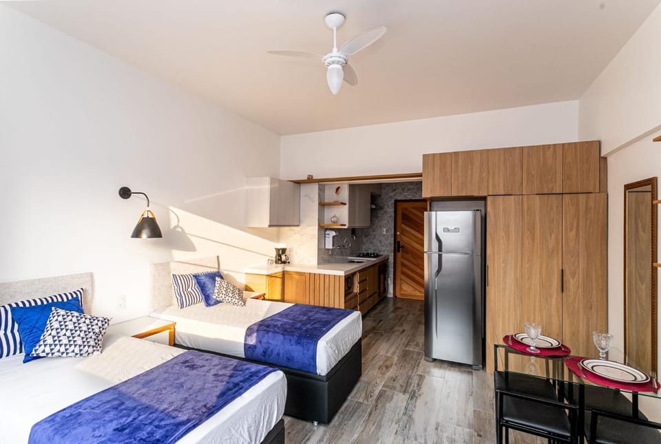 Living room, Dining area, Bedroom