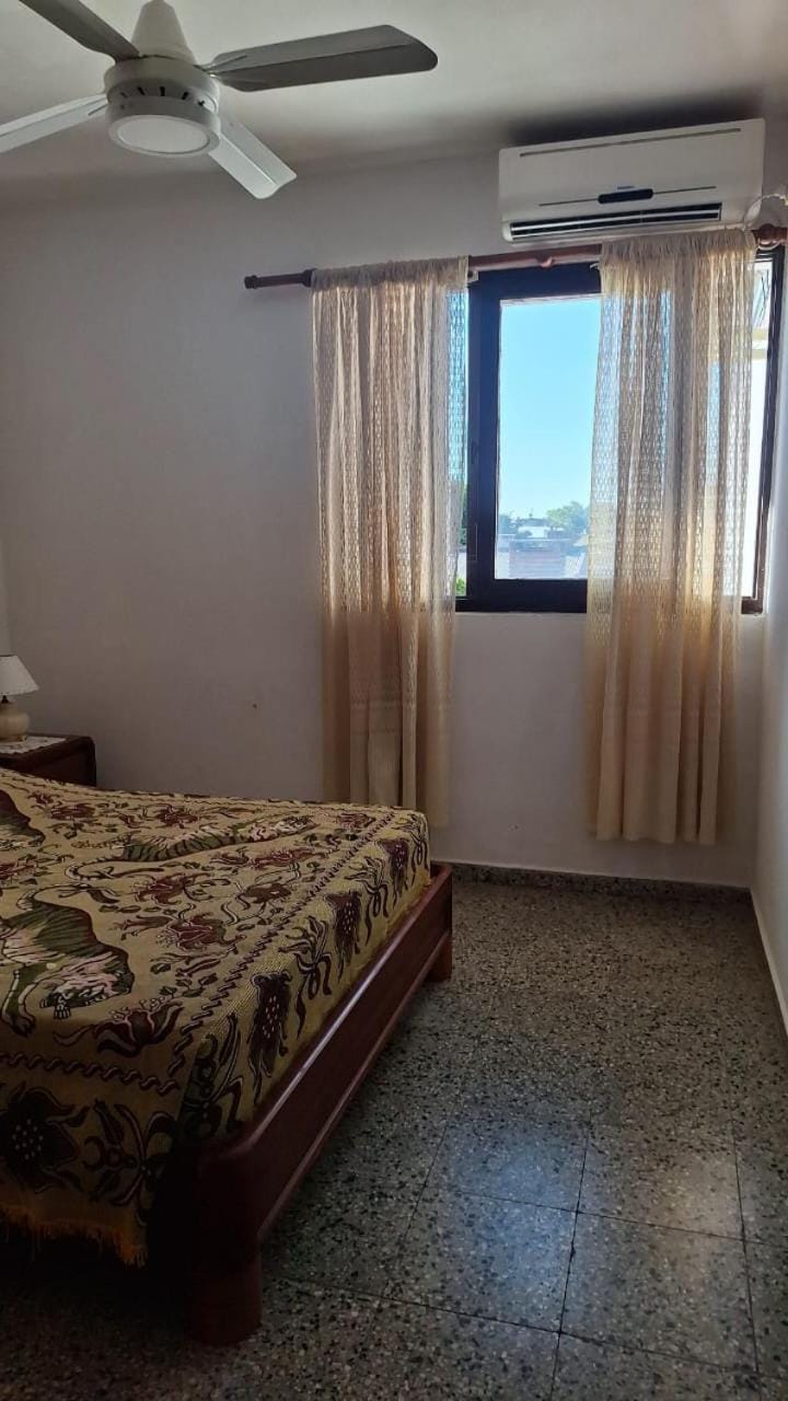 Bed, Photo of the whole room, Bedroom, air conditioner