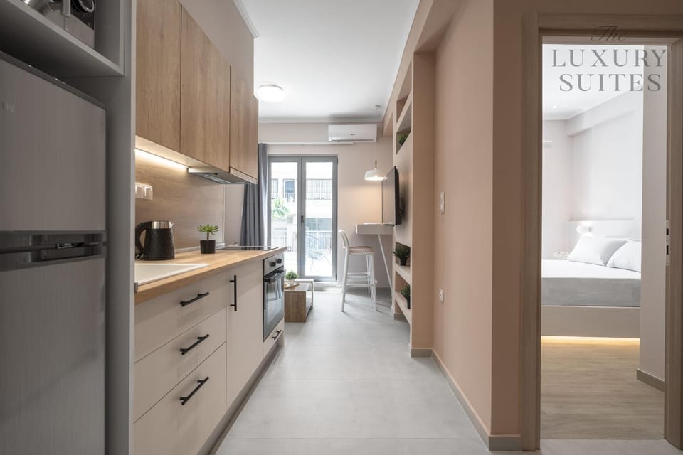 Kitchen or kitchenette, oven, stove