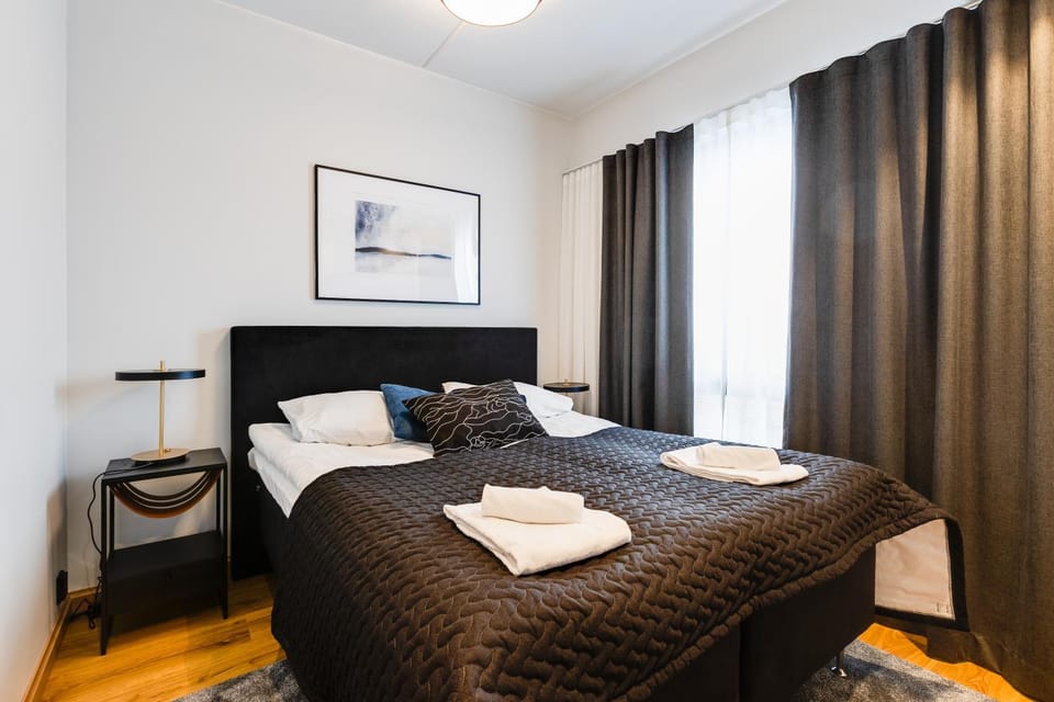 Bed, Photo of the whole room, Bedroom, heating, internet, towels