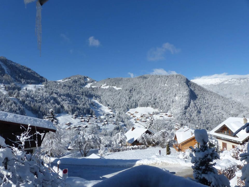 Natural landscape, Winter, Mountain view