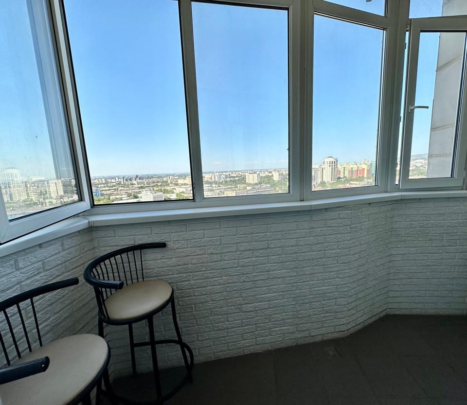 2-х комнатная квартира в центре города с шикарным видом с 16 этажа Apartment in Almaty