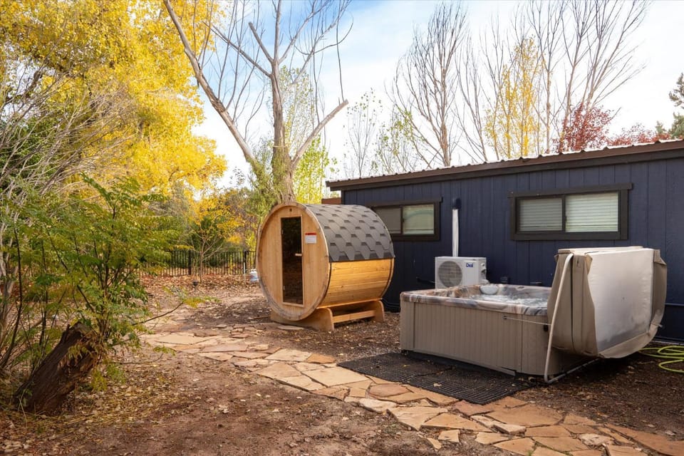 Huge Sedona Compound Gym Two Spas Casitas Pond House in Sedona