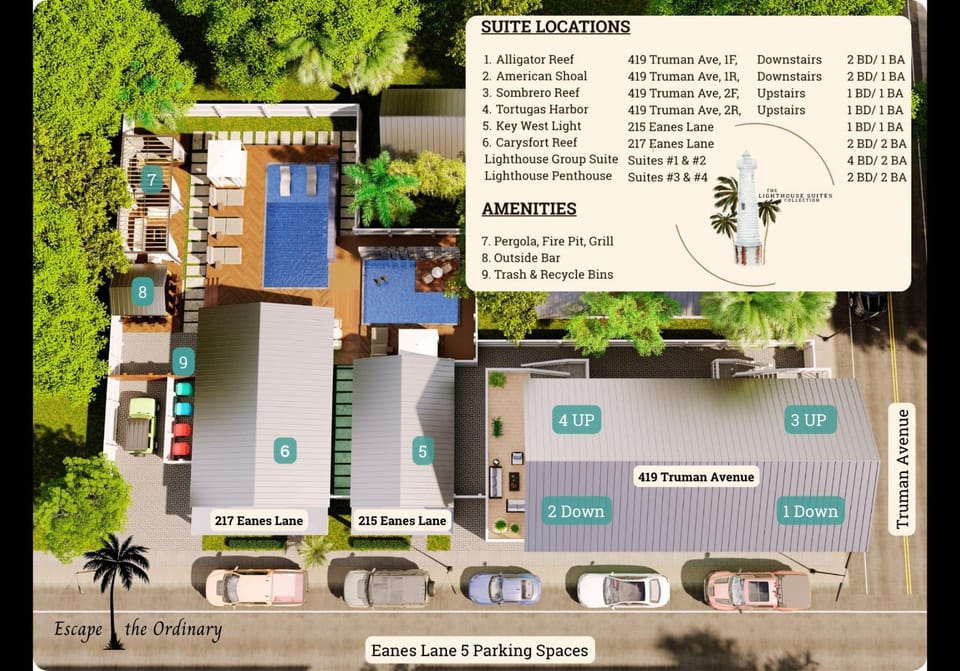 The Lighthouse Group Suite Apartment in Key West