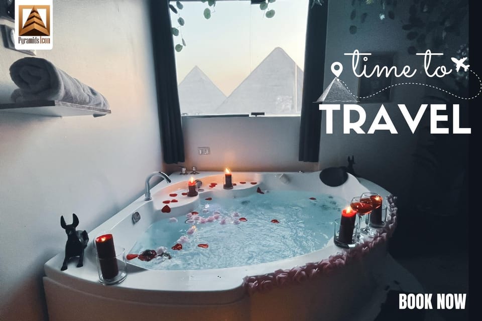 Natural landscape, Hot Tub, Text overlay, Bath
