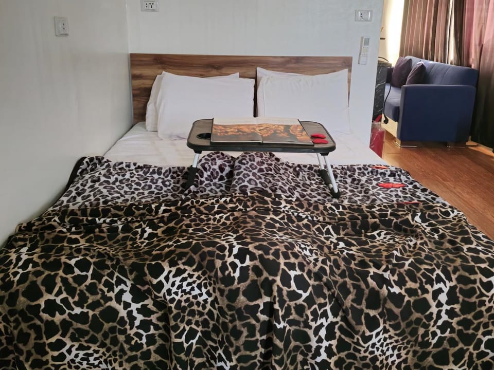 Bed, Living room, Photo of the whole room, Seating area, Bedroom