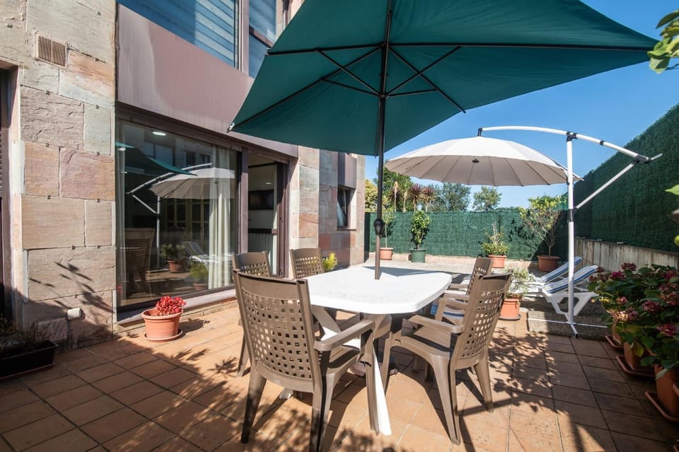 Property building, Living room, Floor plan, Pool view, Swimming pool