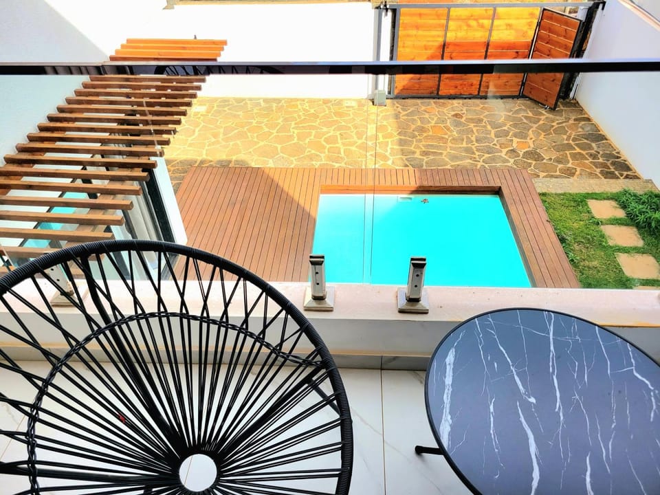 Patio, Day, View (from property/room), Balcony/Terrace, Pool view, Swimming pool
